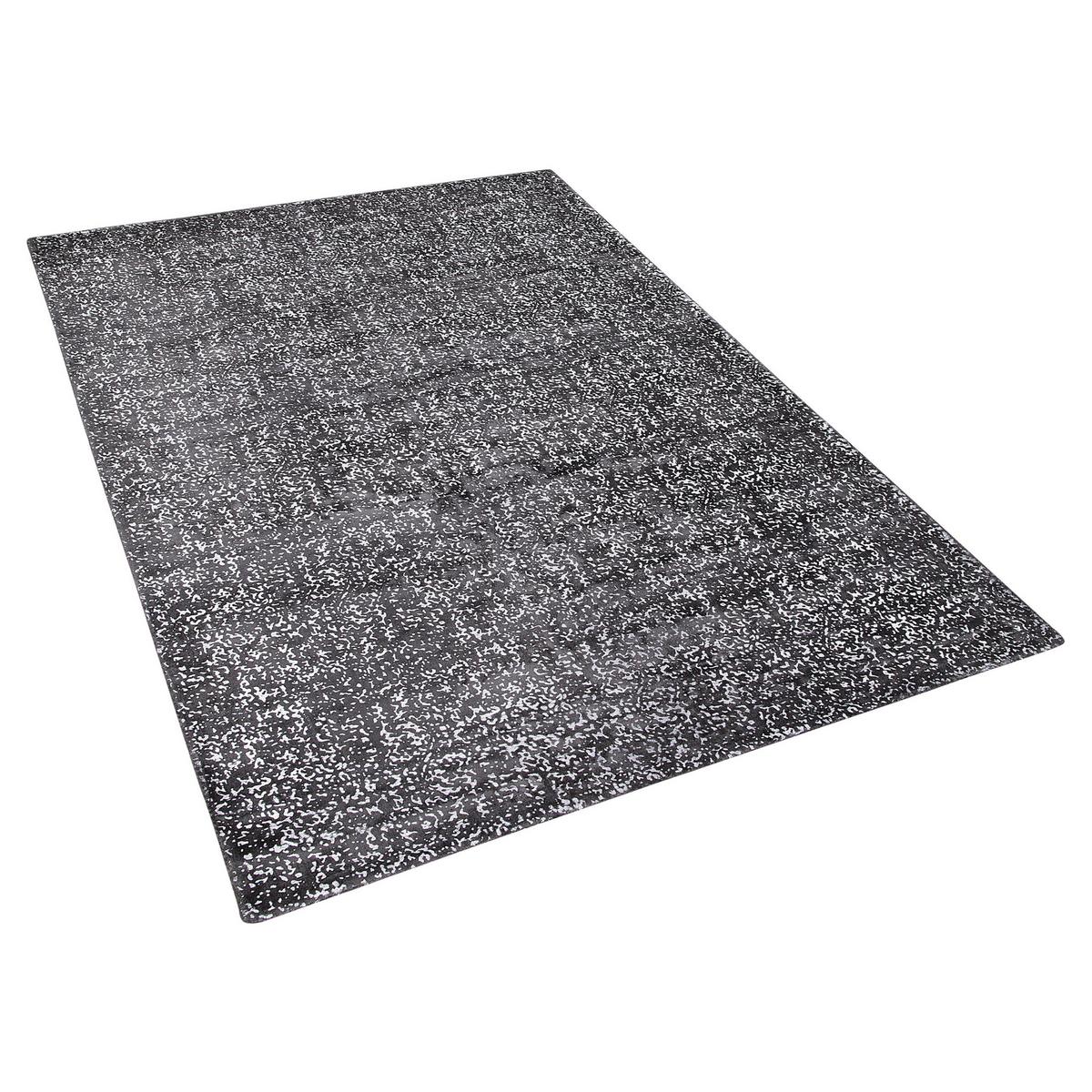 KURZFLOR-TEPPICH Esel 200/140 cm - Grau, Naturmaterialien (140/200cm) - Beliani
