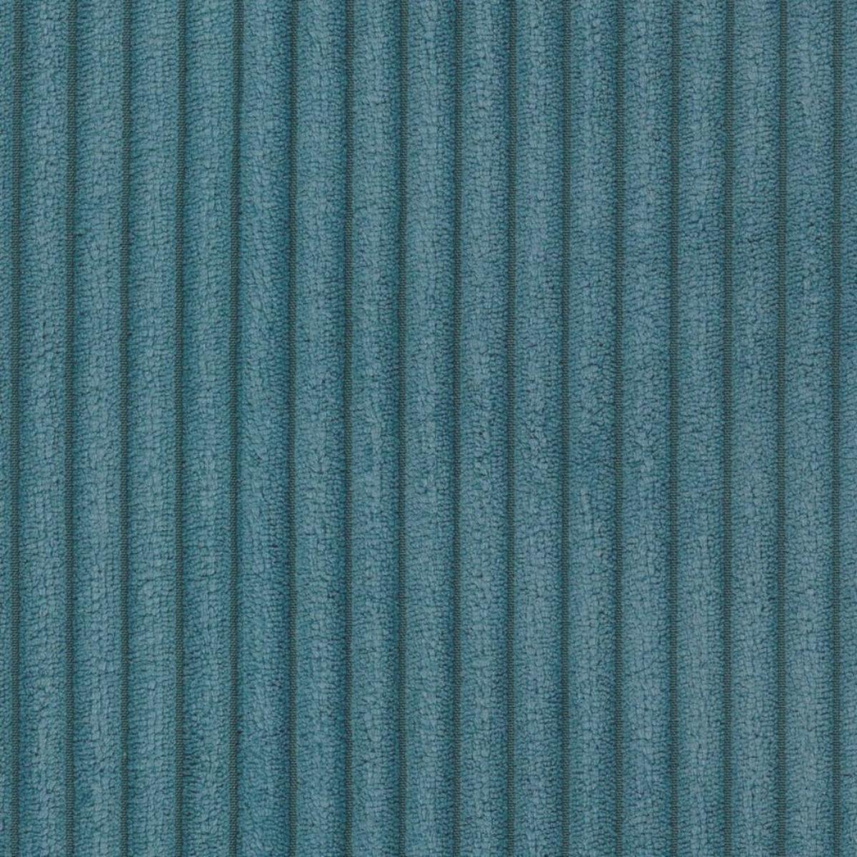 ECKSOFA Emma Türkis Cord - Ottomane rechts - Türkis, Textil (234/170cm) - S-Style Möbel