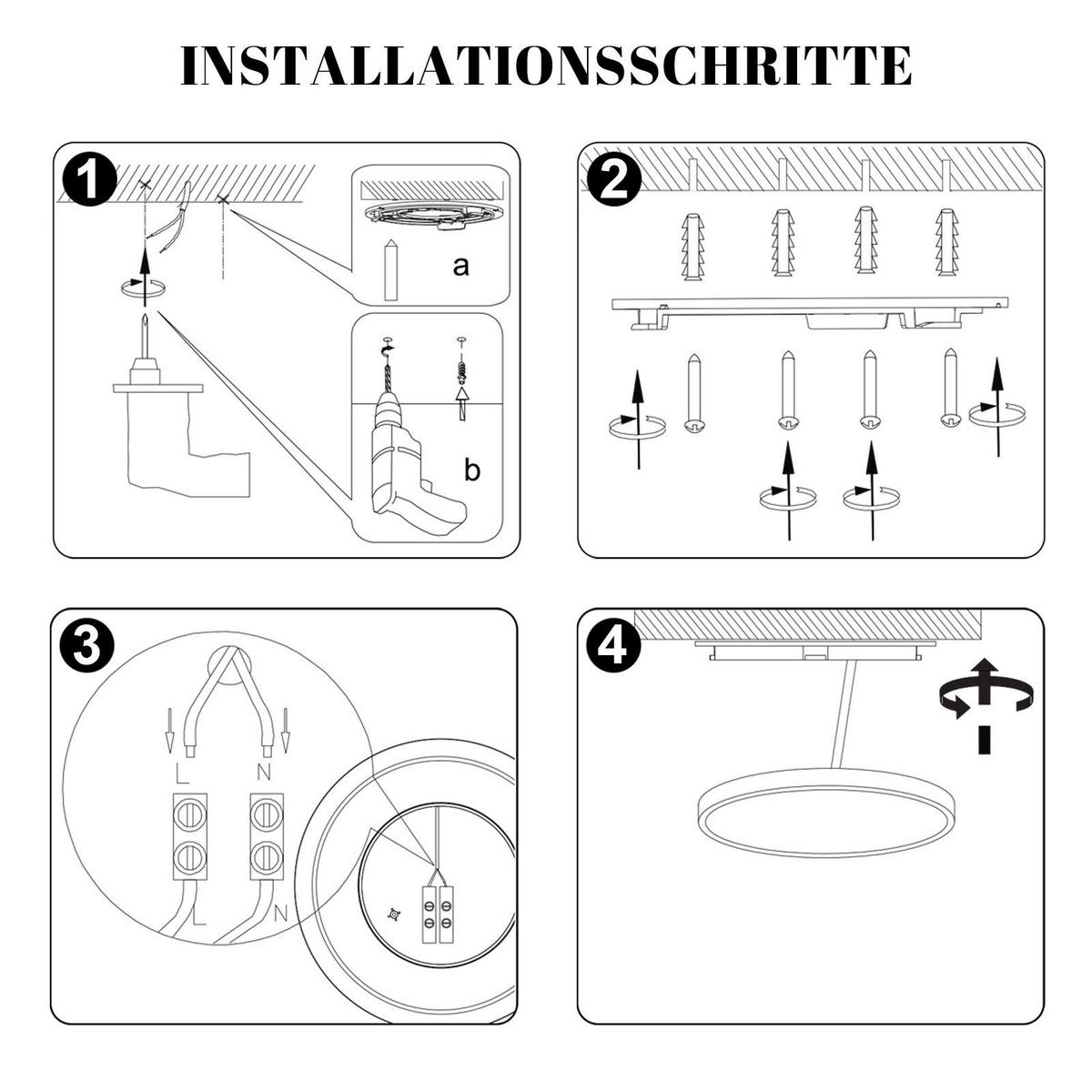 LED-DECKENLEUCHTE Maki 22/22/2.6 cm - Weiß, Kunststoff (22/22/2.6cm) - Nettlife