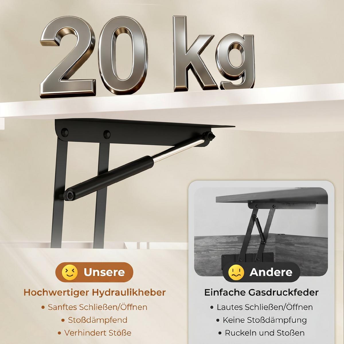 COUCHTISCH Spanplatte Metall Weiß - Schwarz/Weiß, Holzwerkstoff/Metall (100/50/43.6cm) - HOMCOM