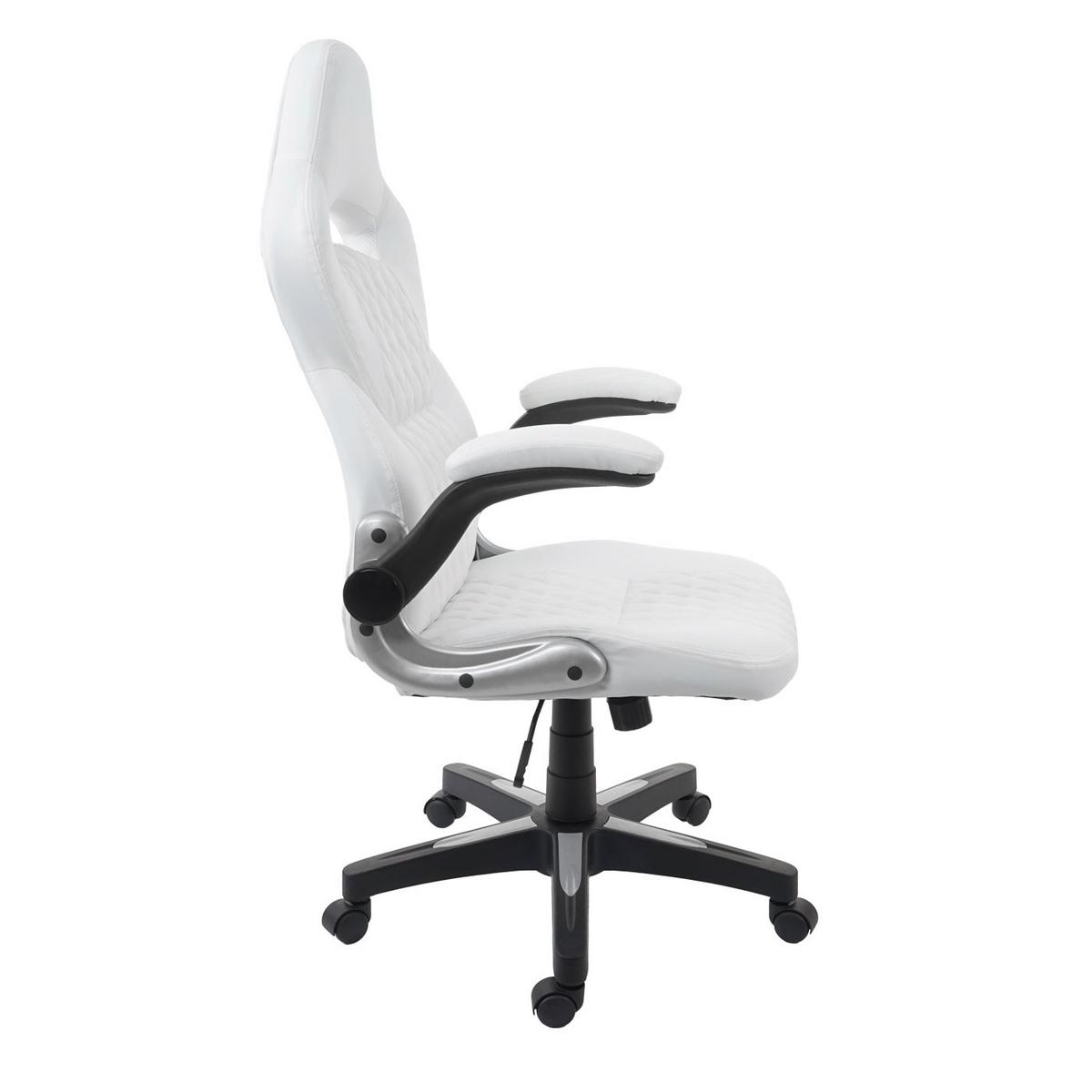 BÜROSTUHL Weiß - Weiß, Textil (67/121/65cm) - MCW