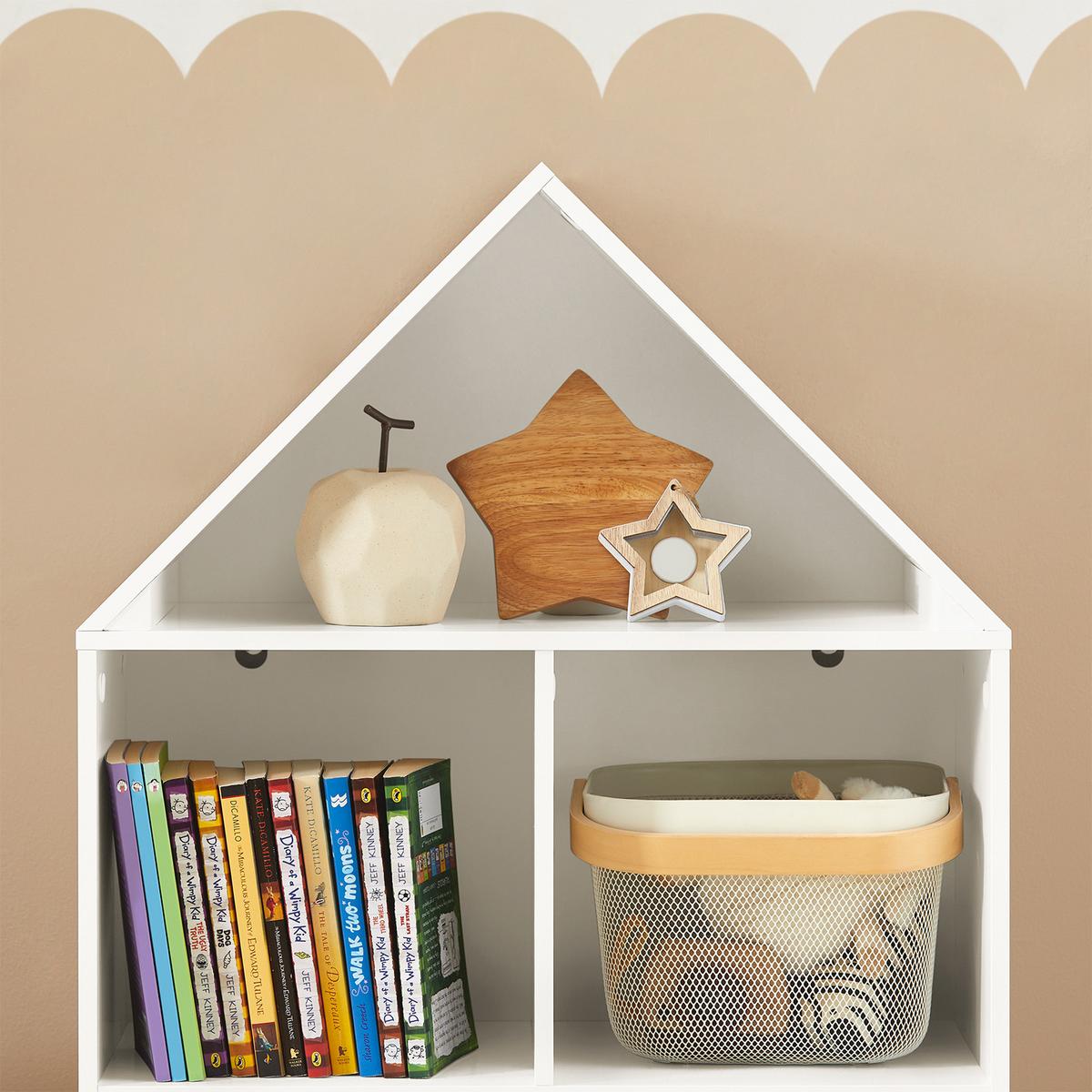 KINDERREGAL Weiß - Weiß, Holz/Holzwerkstoff (60/103/30cm) - SoBuy