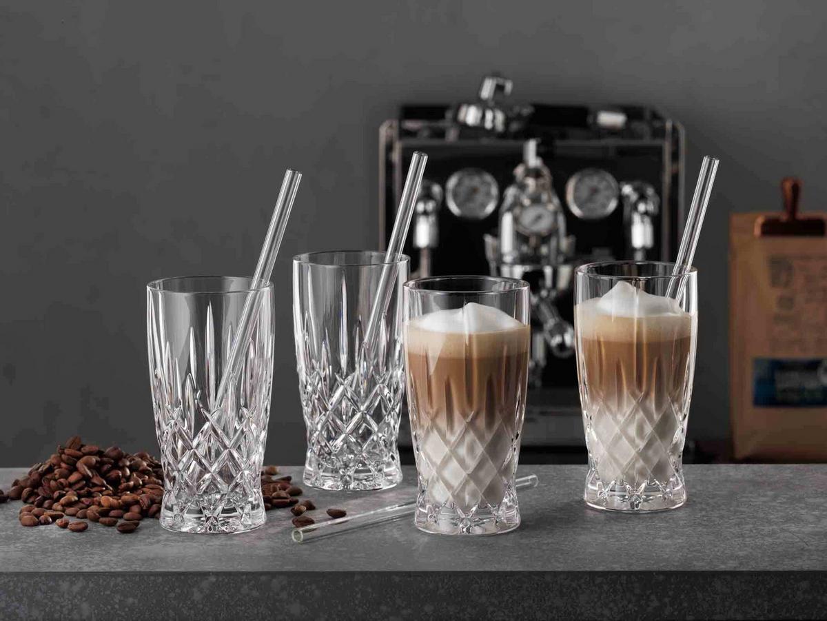 LATTE MACCHIATO SET Noblesse transparent 350 ml 8er Set - Transparent, Glas (0.35L) - Nachtmann