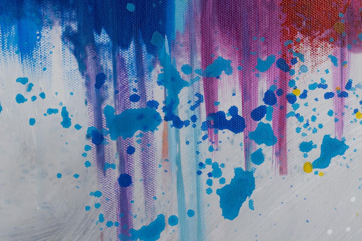 ACRYLBILD HANDGEMALT 120/60 cm - Multicolor/Grau, Holz/Textil (120/60cm) - KUNSTLOFT