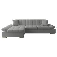 ECKSOFA Malwi, Seite: Links - Alufarben, Holz/Textil (278/161cm) - MIRJAN24