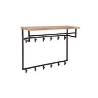 GARDEROBE NEREA Schwarz Akazie - Schwarz, Metall (100/80/33cm) - KAWOLA