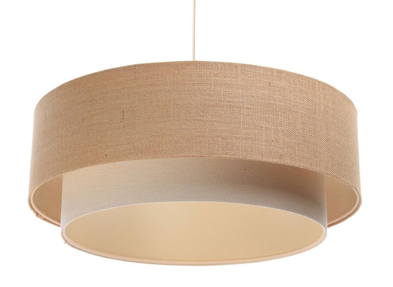 HÄNGELEUCHTE Beige 40/20 cm - Beige, Kunststoff (40/1/20cm) - ONZENO