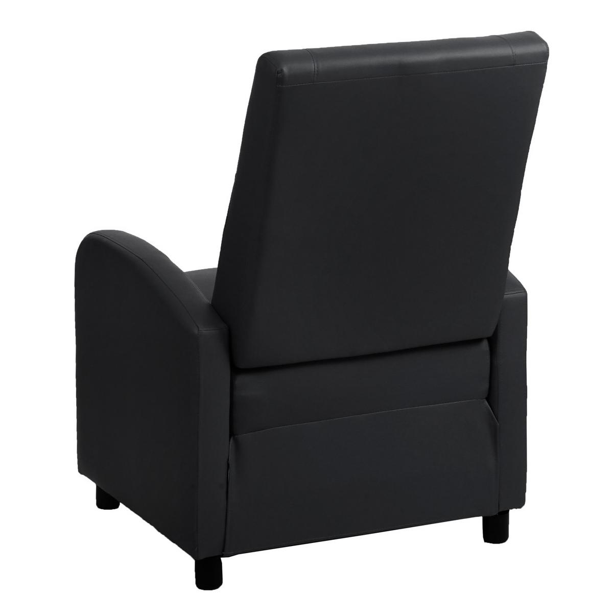 RELAXSESSEL Schwarz - Schwarz, Textil (70/99/75cm) - MCW