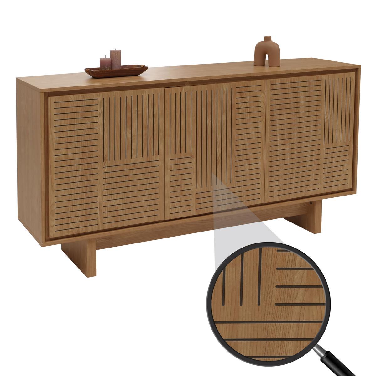 SIDEBOARD Beige - Beige, Holz (160/86/40cm) - MCW