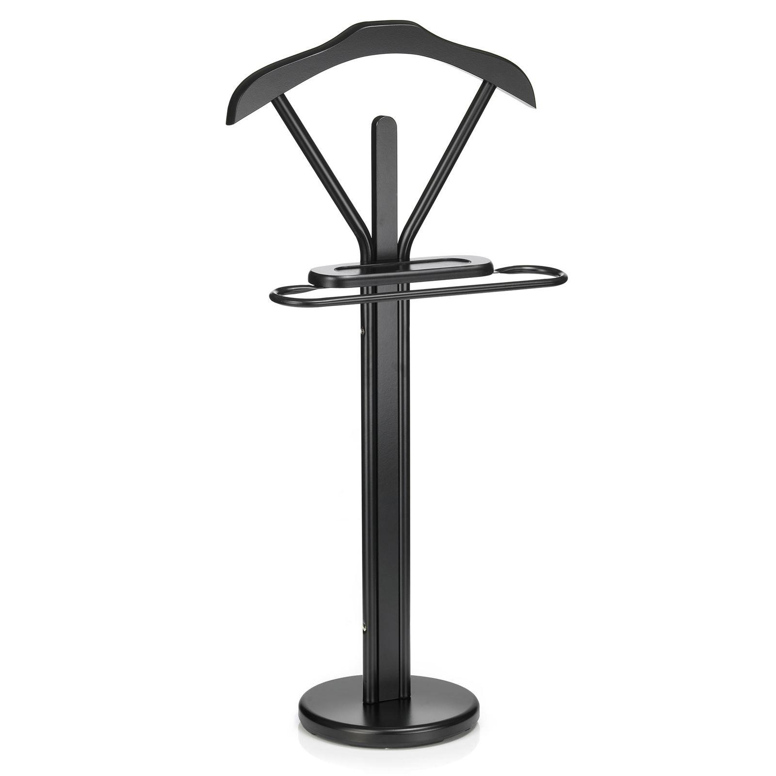 HERRENDIENER MATTEO schwarz/schwarz - Schwarz, Metall (50/108/28cm) - IDIMEX