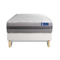 BETT Actimemo relax Memory-Schaum 80 x 200 cm h2 - Kit Bettgestell Weiß - Beige/Weiß, Karton/Holz (80/200cm) - ACTISOM