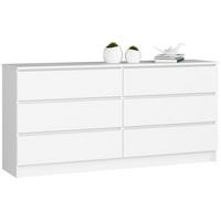 KOMMODE Weiß 77/160/40 - Weiß, Holzwerkstoff (160/77/40cm) - RAUMHIRSCH FURNITURE