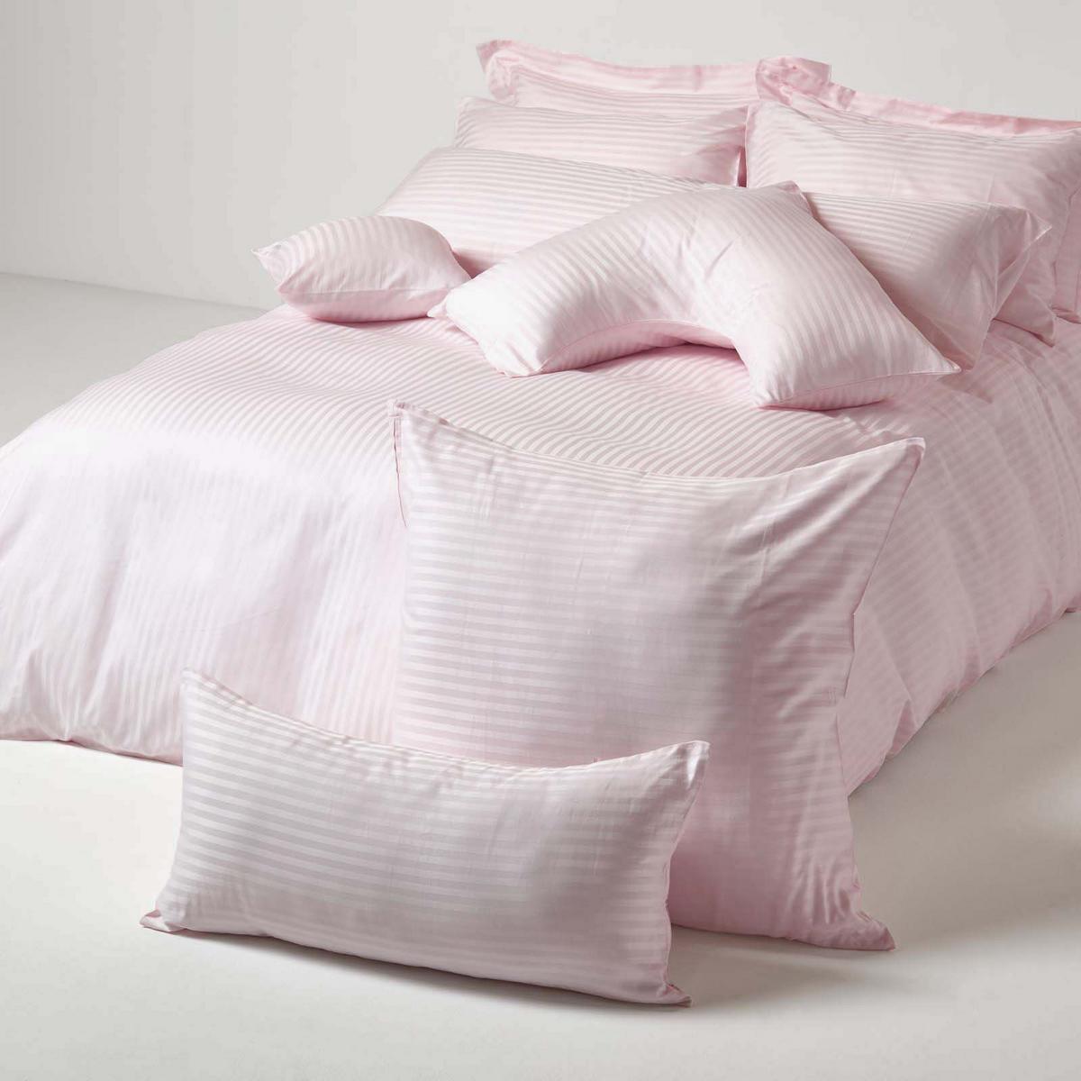 KISSENBEZUG Damast, Ägyptische Baumwolle, Fadendichte 330 - Flieder, Textil (80/80cm) - Homescapes