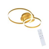 LED-DECKENLEUCHTE Macarthur 30/40/24cm - Goldfarben, Metall (40/30/24cm) - Nettlife