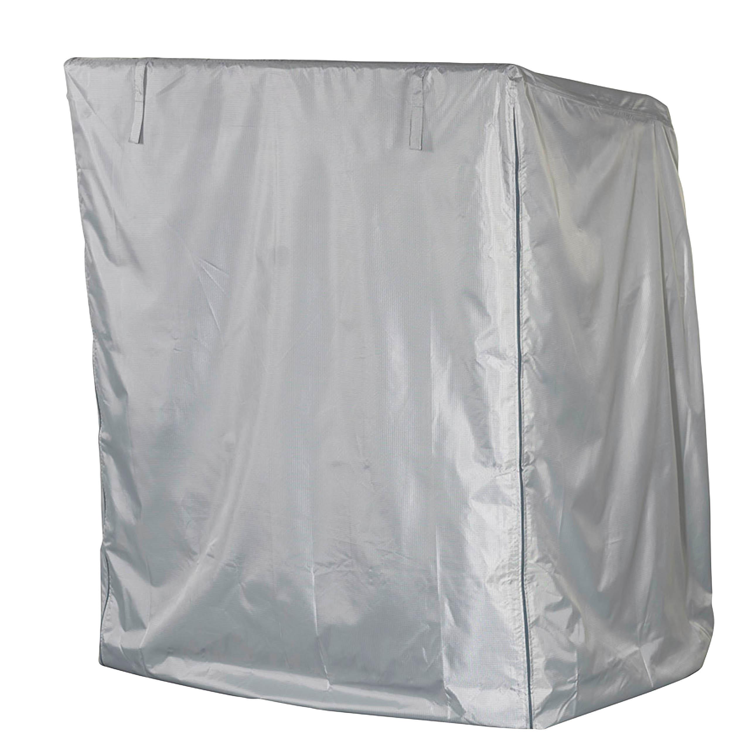 STRANDKORBHÜLLE SHP-80021 - Grau, Kunststoff (125/165/100cm) - mehr Garten
