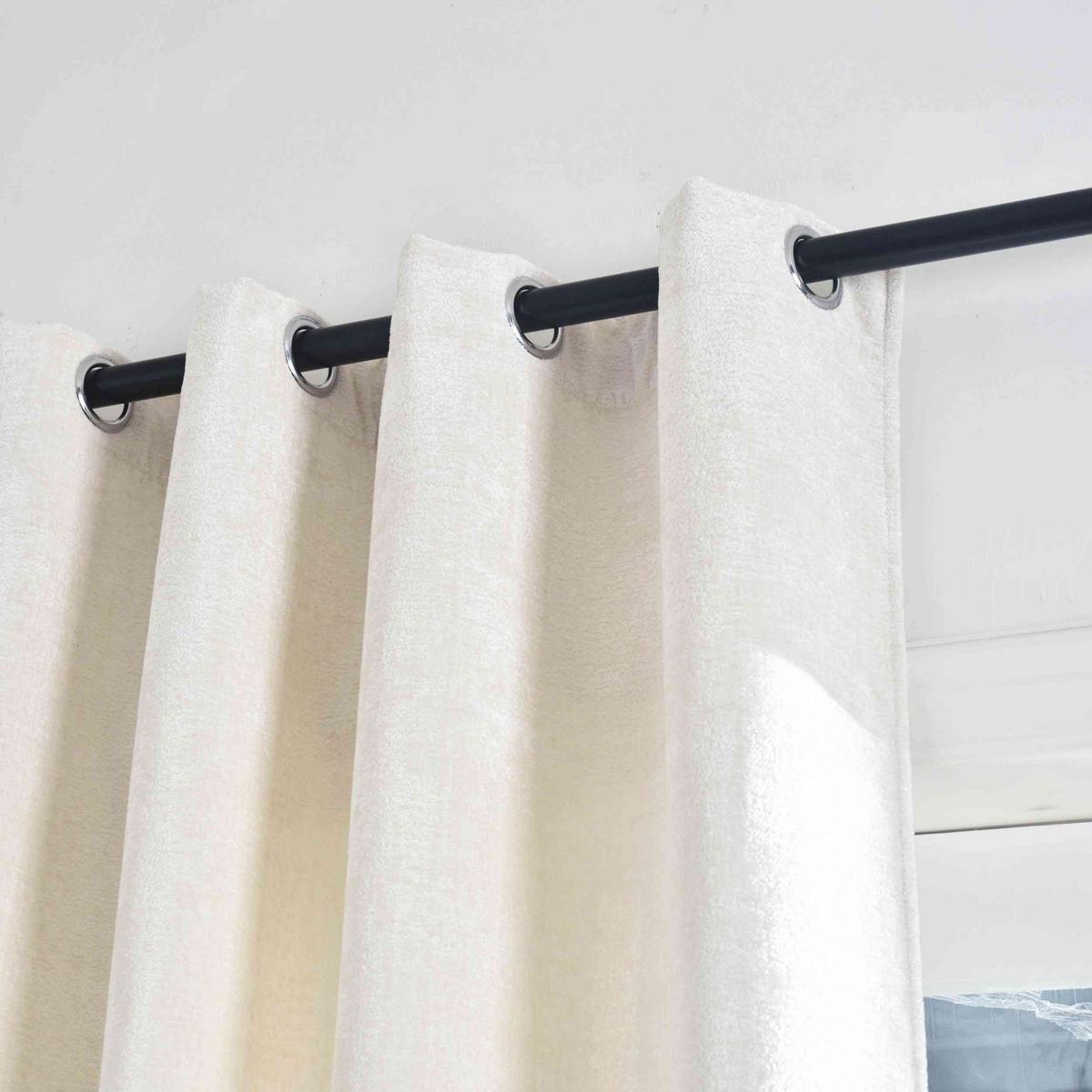 VORHANG NÜRNBERG HxB 245x135 cm Weiß - Weiß, Textil (135/245/245cm) - Gardinenbox