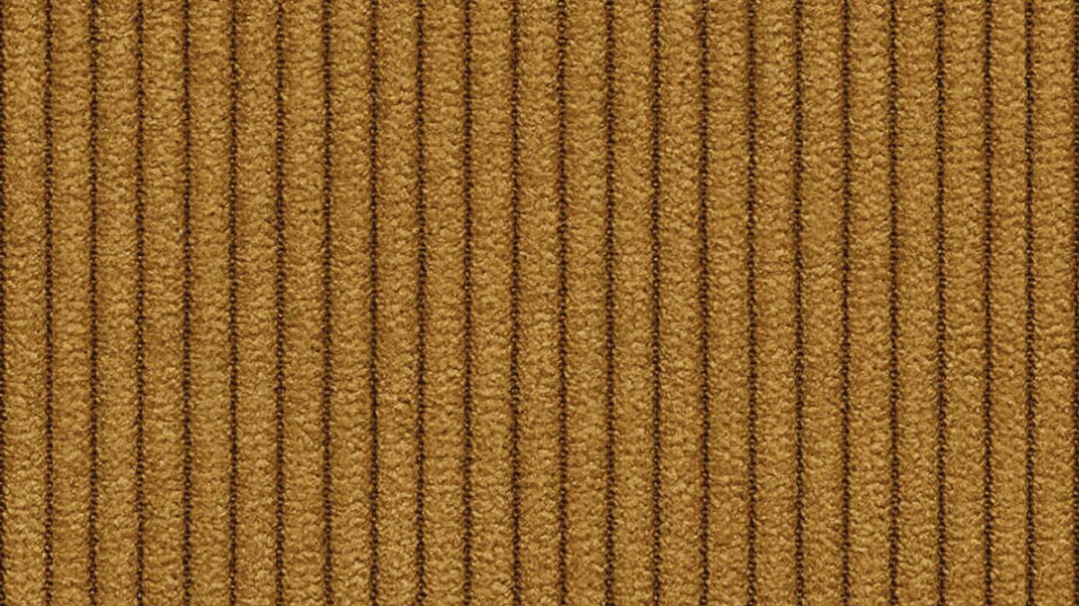 ECKSOFA OLI 4-Sitzer links, safran - Gelb, Holz/Textil (295/172cm) - Wozimo