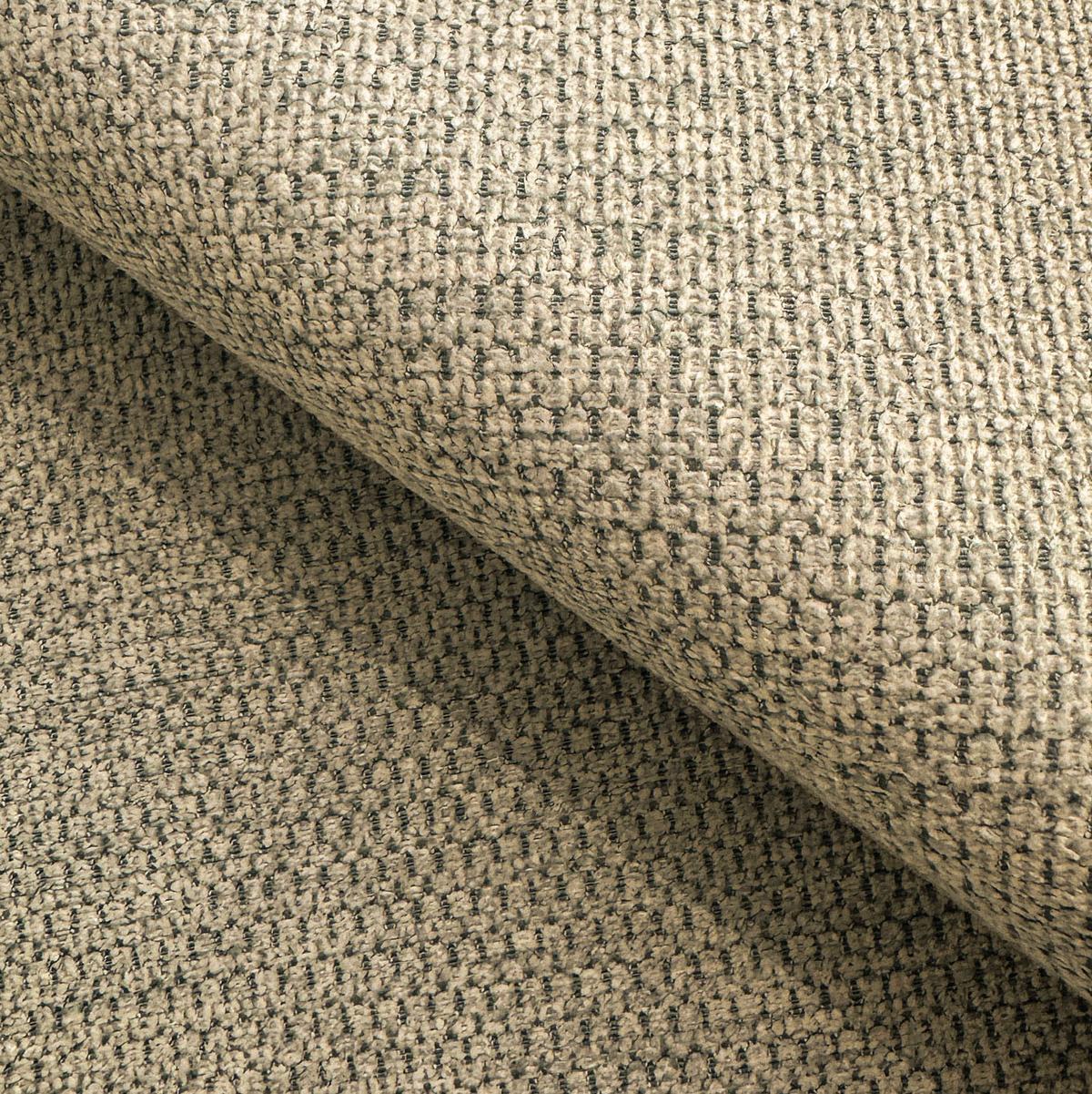 2-SITZER SOFA Nubira in tief gesteppter Bubble-Optik aus weichem Taupe Strukturstoff im modernen Design - Taupe/Schwarz, Holz/Kunststoff (172/69/89cm) - S-Style Möbel
