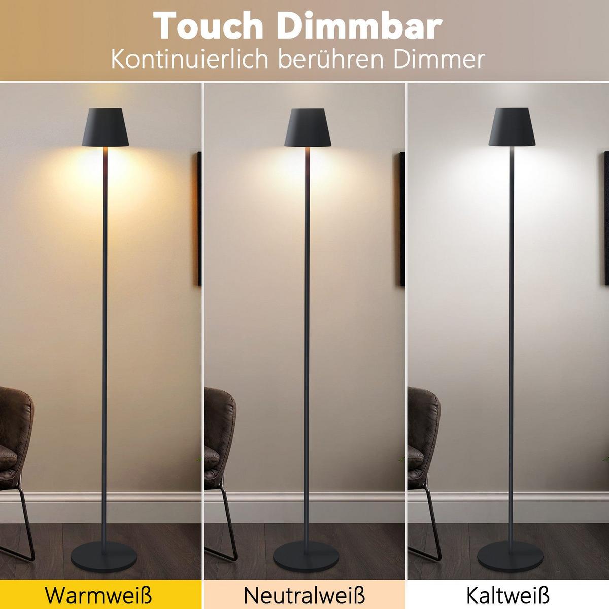 STEHLAMPE Scheinhold 11.0/125.0/11.0 cm - Schwarz, Metall (11/11/125cm) - ZMH