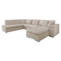 WOHNLANDSCHAFT Niko Bis Premium, Seite: Rechts - Cappuccino, Holz/Textil (348/76/205cm) - MIRJAN24