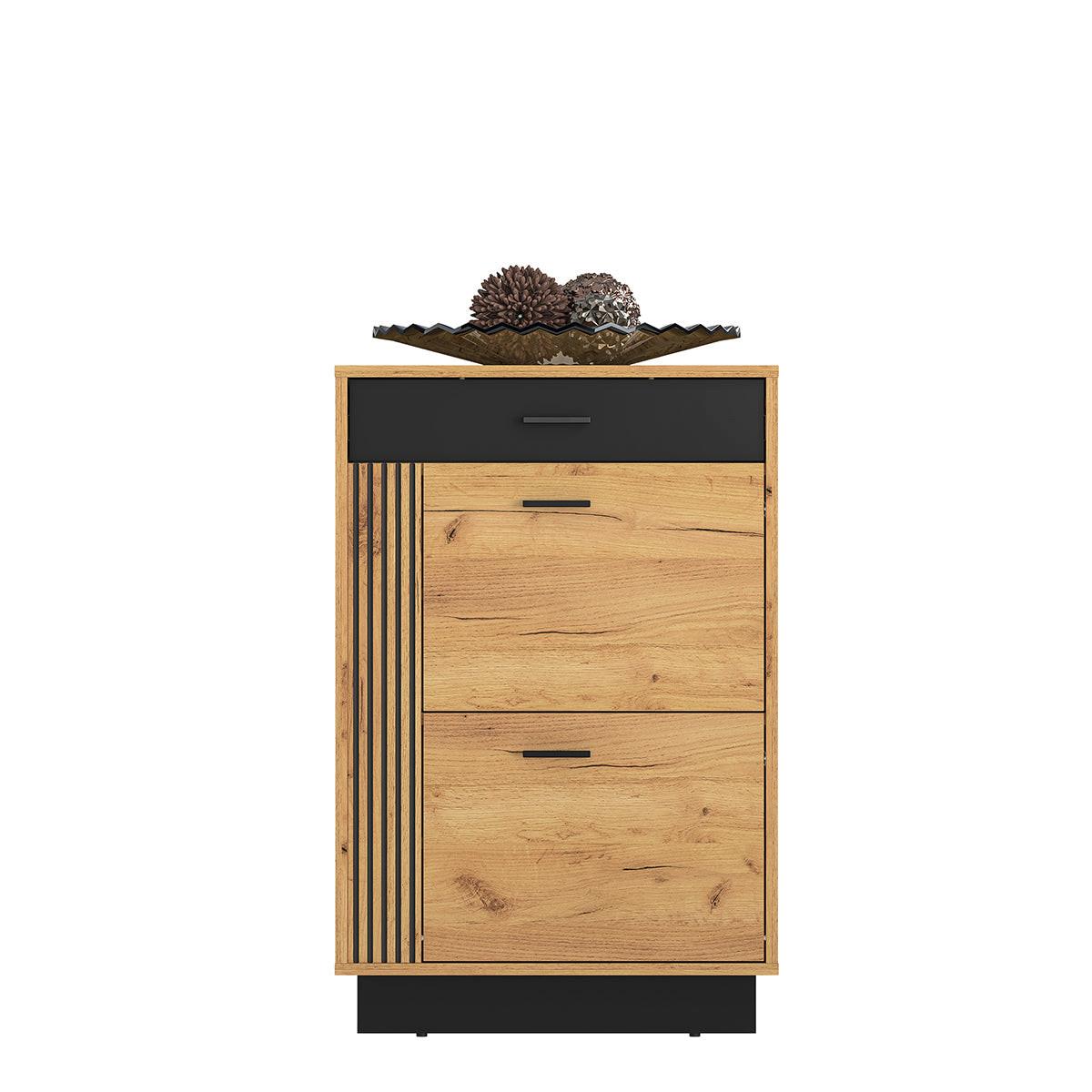 SCHUHSCHRANK Nilo Holz - Braun, Holzwerkstoff (60/91/34cm) - Petits-meubles