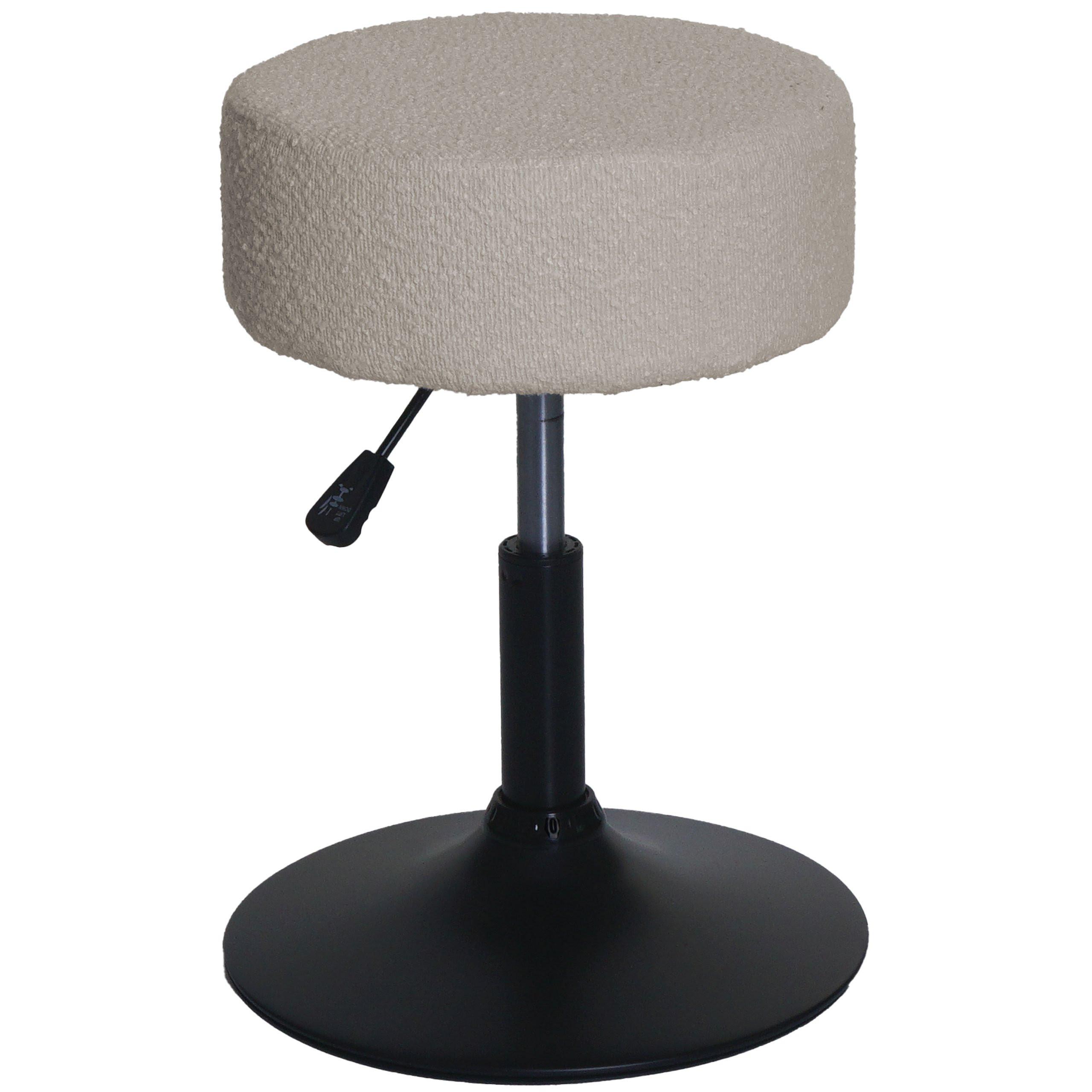 HOCKER Beige - Beige, Textil (37/57/37cm) - MCW