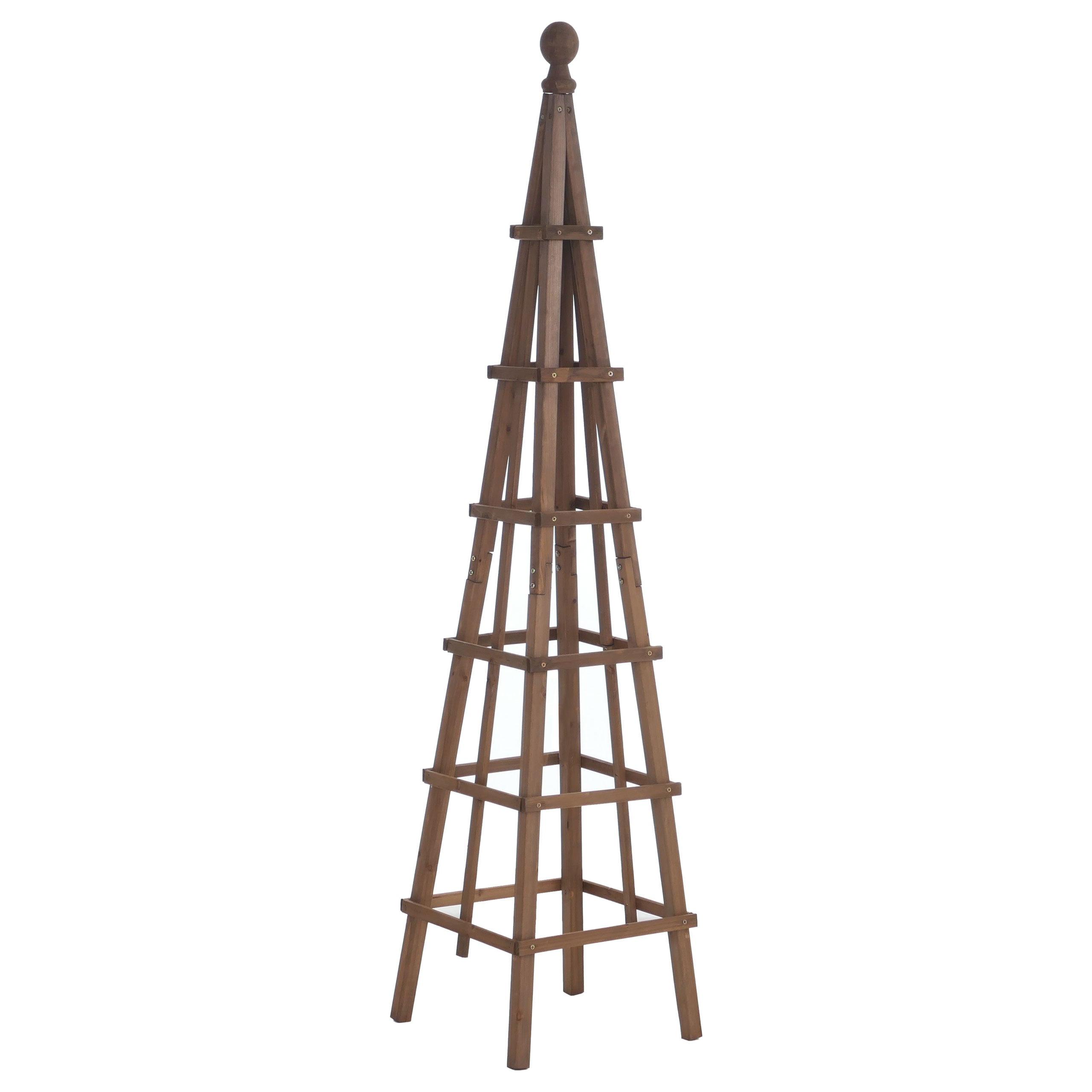 RANKGITTER Dunkelbraun - Dunkelbraun, Holz (33/148/33cm) - MCW