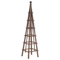 RANKGITTER Dunkelbraun - Dunkelbraun, Holz (33/148/33cm) - MCW