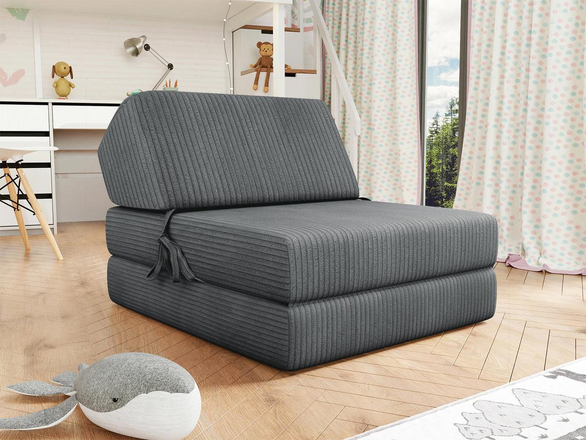 KLAPPSOFA Kevin Cord - Greige, Textil (73/58/90cm) - MIRJAN24