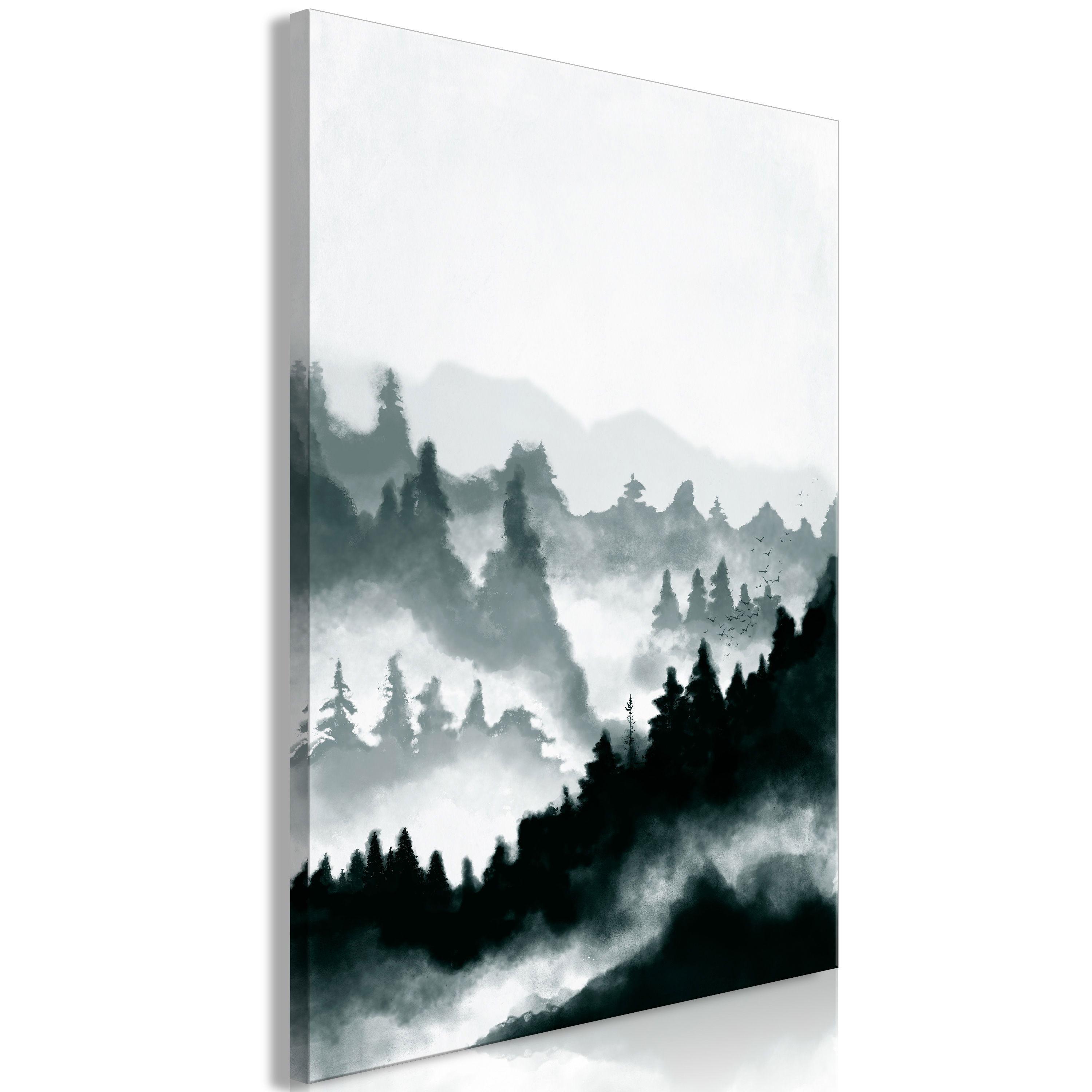 KUNSTDRUCK Schwarz-Weiß 40/60 cm - Schwarz, Textil (40/60cm) - KUNSTLOFT