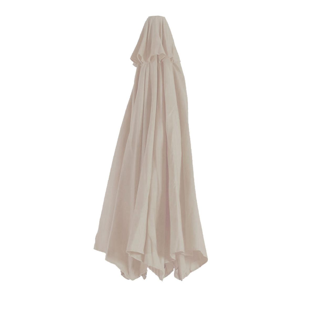 ERSATZ-BEZUG FÜR SONNENSCHIRM I Cremeweiß - Weiß, Textil (270/270cm) - MCW