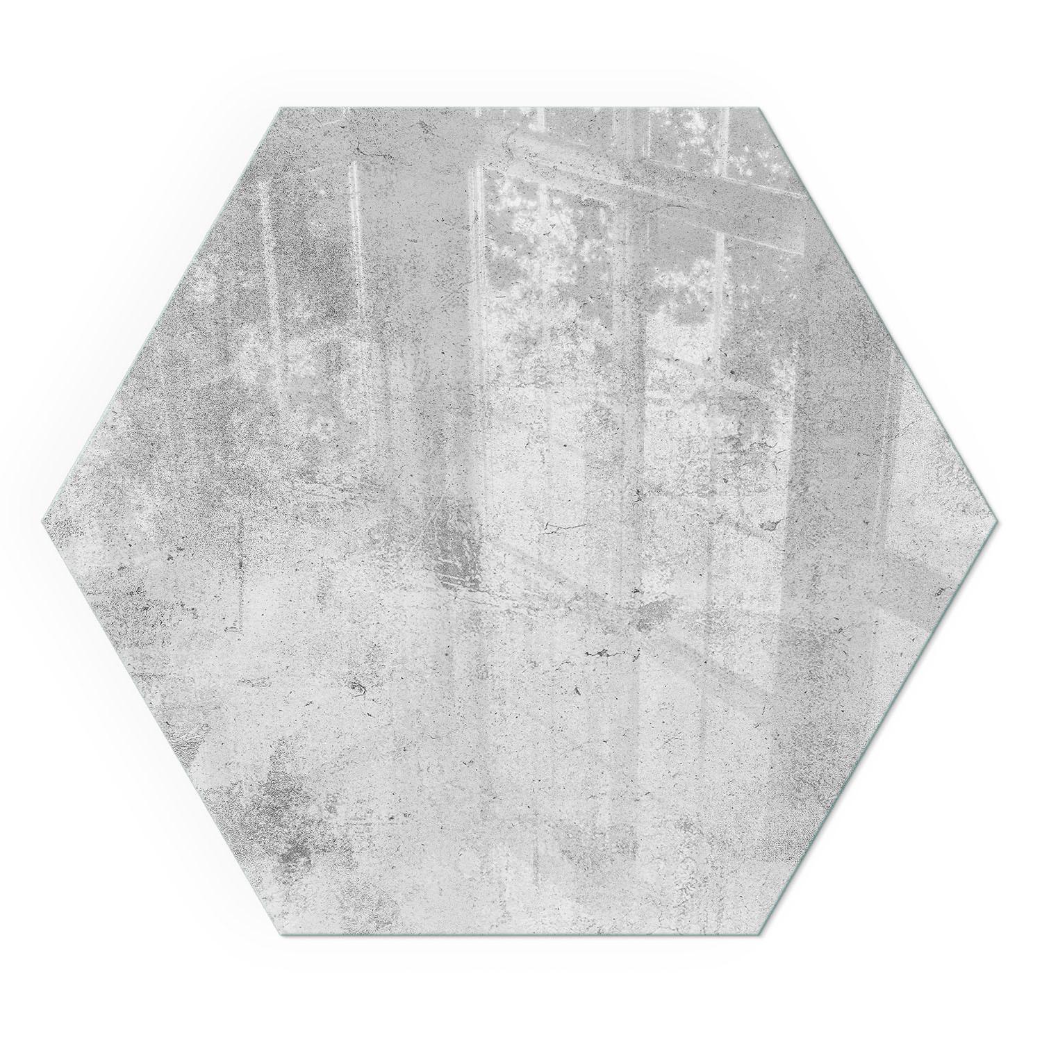 GLASPLATTE für Kamin h40 cm - Grau, Glas (40/40/0.4cm) - TULUP