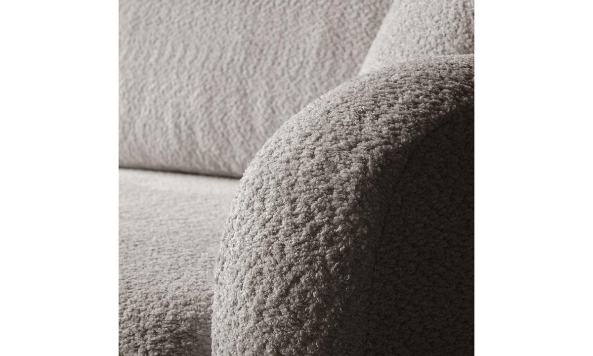 ECKSOFA PALOMA L 235/155/85 cm Coral 50 - Beige, Textil (235/155cm) - Lookway