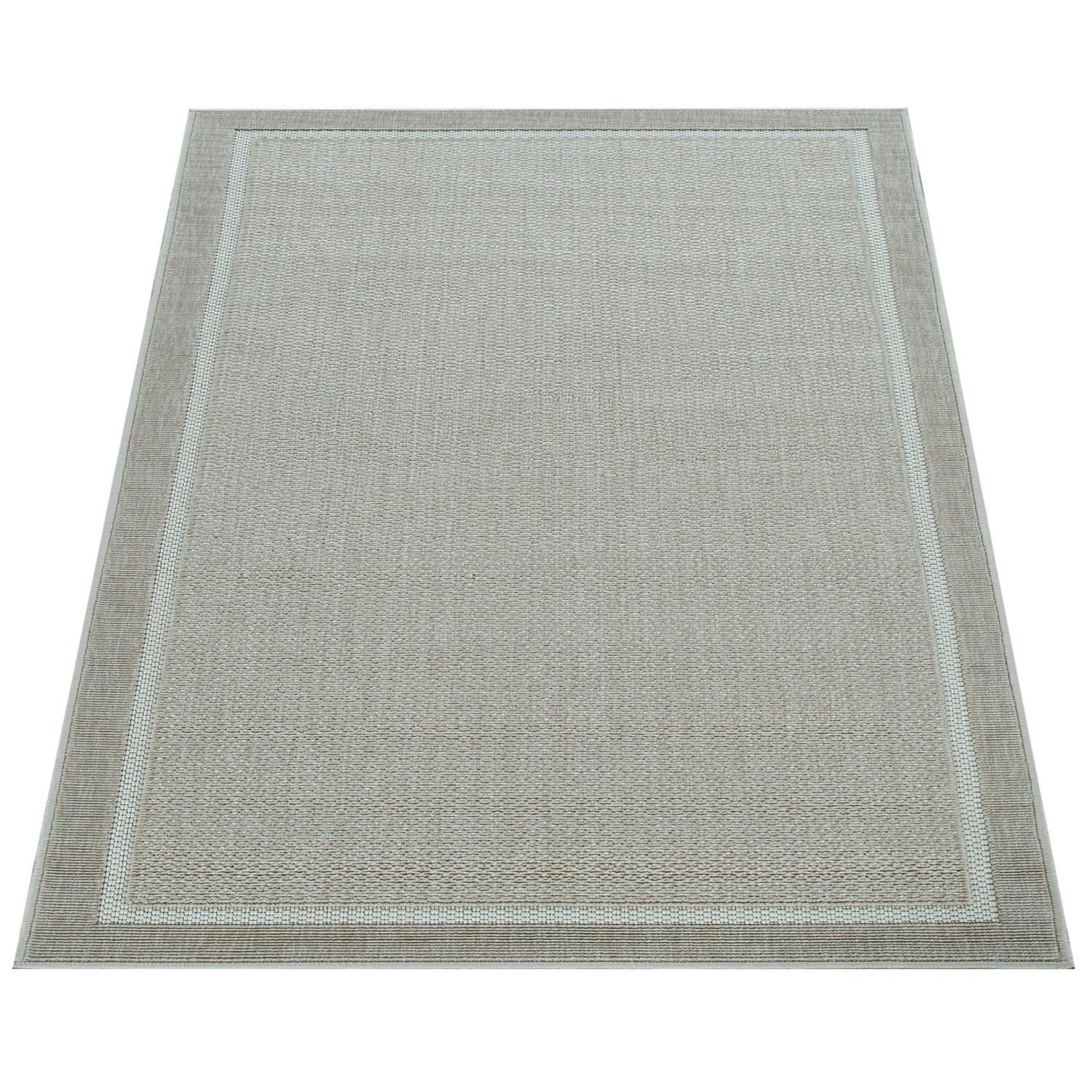 OUTDOORTEPPICH, mit Bordüre, Beige, 80 x 150 cm - Beige, Textil (150/80cm) - KADIMA DESIGN
