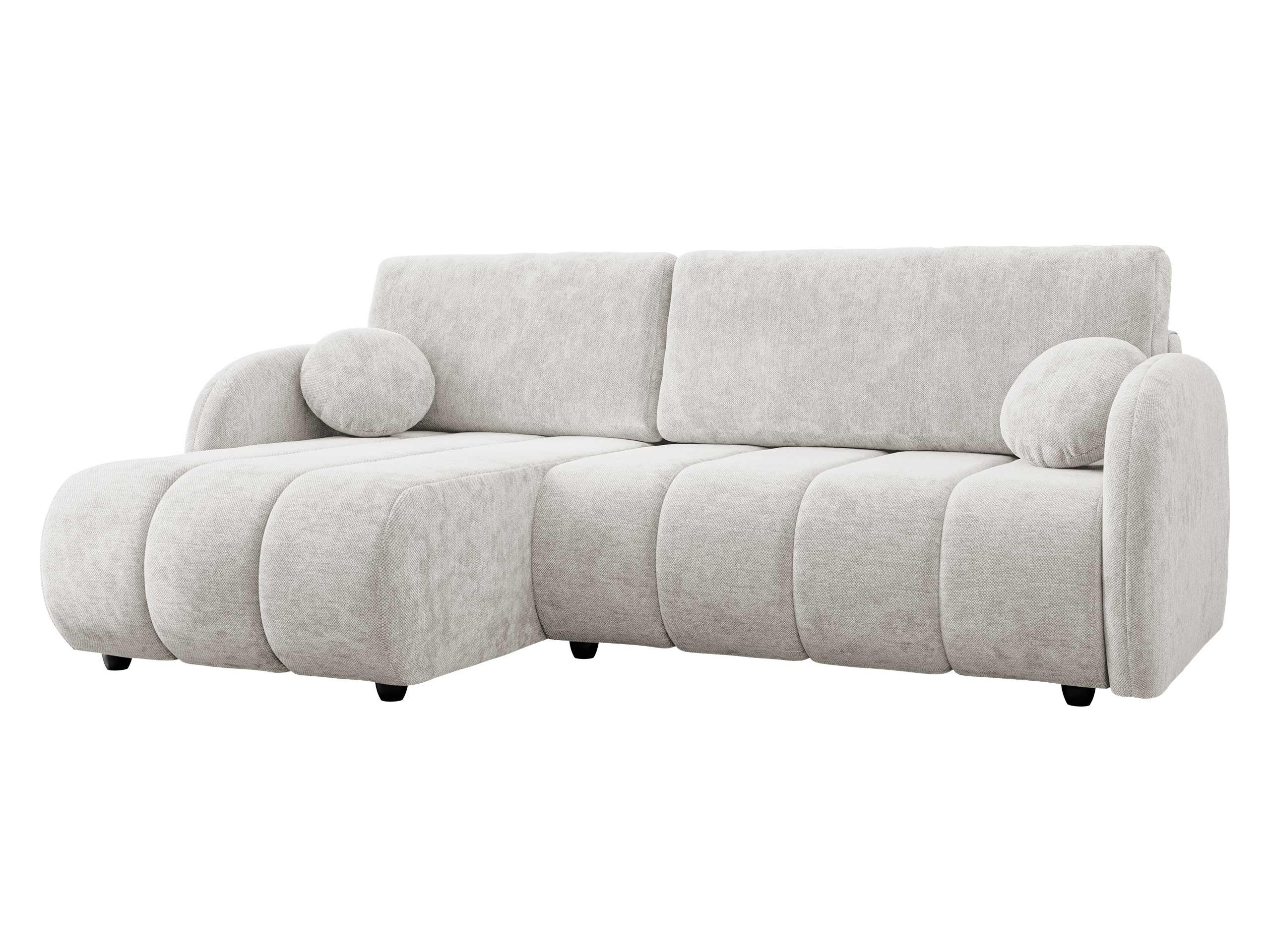 ECKSOFA Zara 2rLC - Schwarz/Naturfarben, Holz/Kunststoff (233/160cm) - MIRJAN24