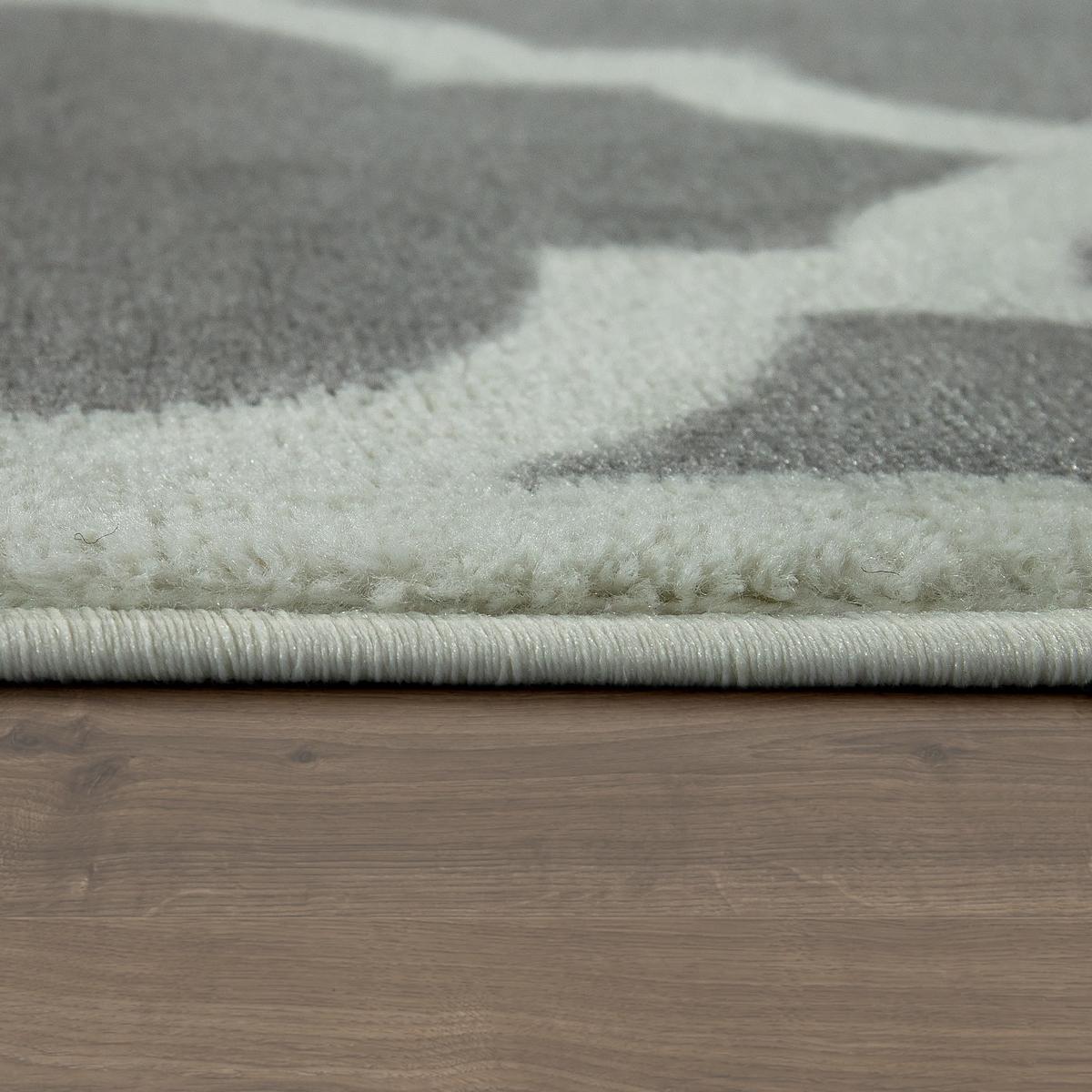 KURZFLORTEPPICH, im marokkanischen Stil, Grau, 200 x 280 cm - Grau, Textil (280/200cm) - KADIMA DESIGN