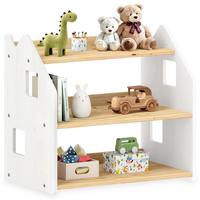 KINDERREGAL YASMIN natur/weiß - Naturfarben/Weiß, Holz (65/60/40cm) - IDIMEX