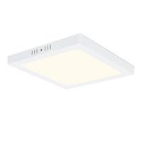 LED-DECKENLEUCHTE Heracles 23/23/4cm - Weiß, Kunststoff (23/23/4cm) - ZMH