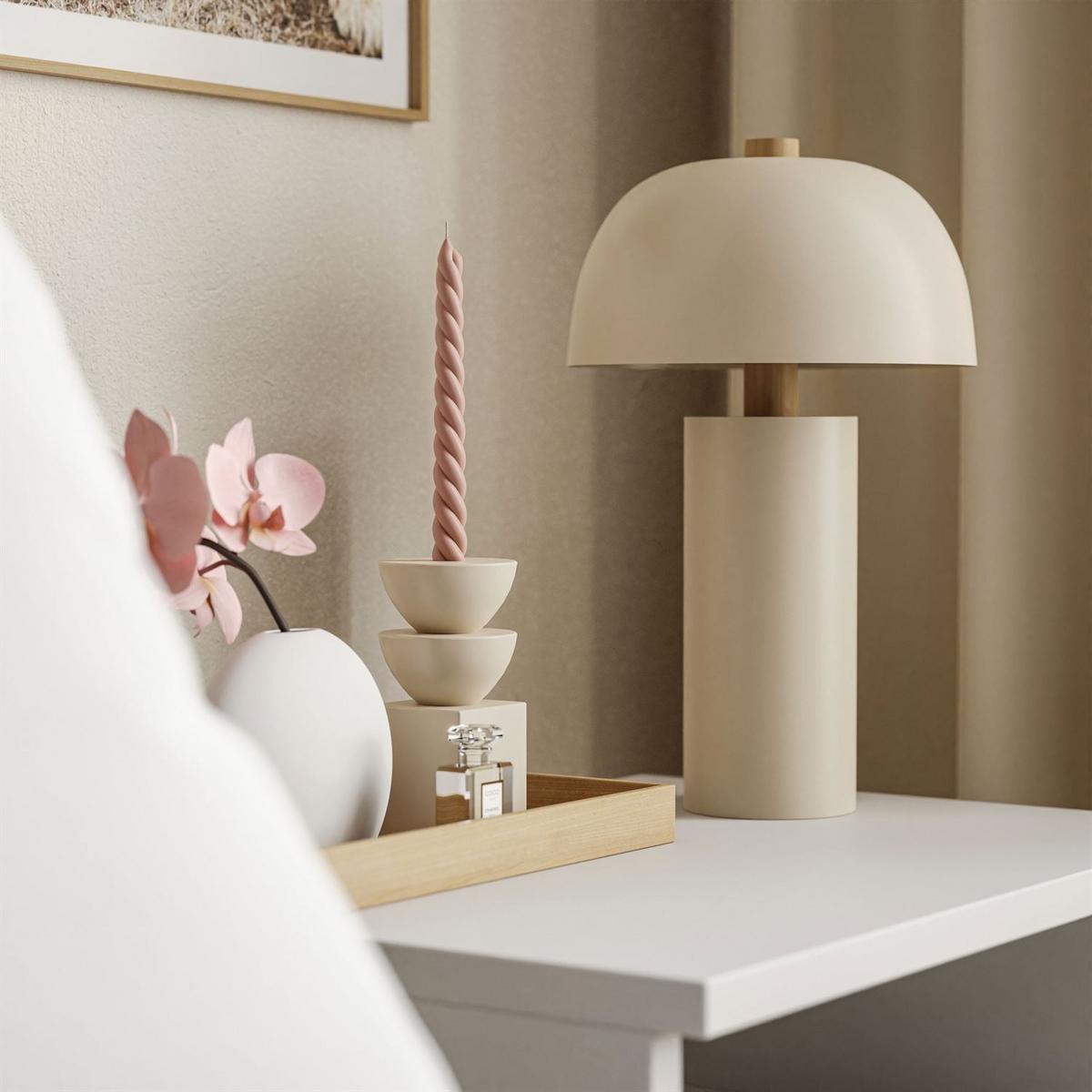 NACHTTISCH HARMONY Weiß - Weiß, Holzwerkstoff (44/56/31cm) - Lookway