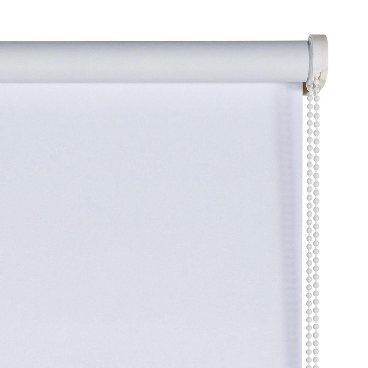 VERDUNKELUNGSROLLO Weiß 100x250 cm - Weiß, Kunststoff (100/250cm) - STORESDECO