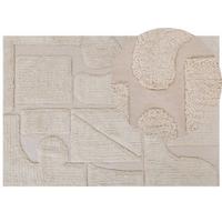 KURZFLOR-TEPPICH Diyadin 230/160 cm - Beige, Textil (160/230cm) - Beliani