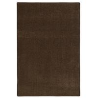 HOCHFLOR VELOURS TEPPICH LUNA - Dunkelbraun, Textil (100/100cm) - Snapstyle