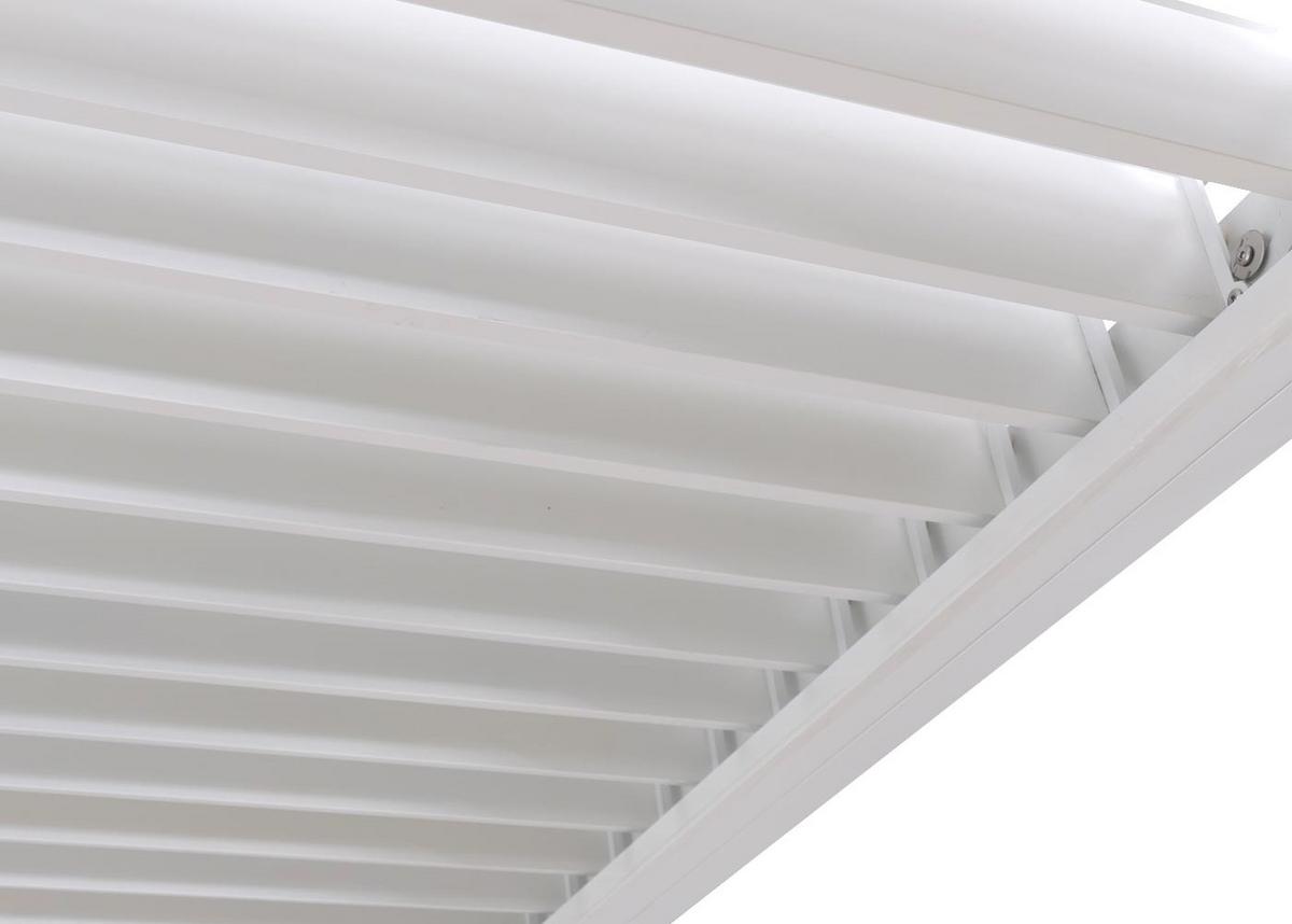 PERGOLA Weiß - Weiß, Metall (302/235/302cm) - MCW