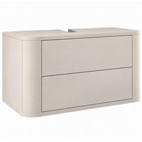 WASCHBECKENUNTERSCHRANK Como 2 Schubladen Cashmere - 80 x 46 x 46 cm - Kaschmir, Holz (80/46/46cm) - Badplaats