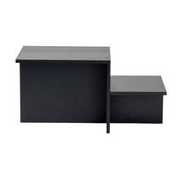COUCHTISCH mit 2 Ebenen - harmony 77/40/40 cm - Eichefarben, Holzwerkstoff (59/40/40cm) - Calicosy