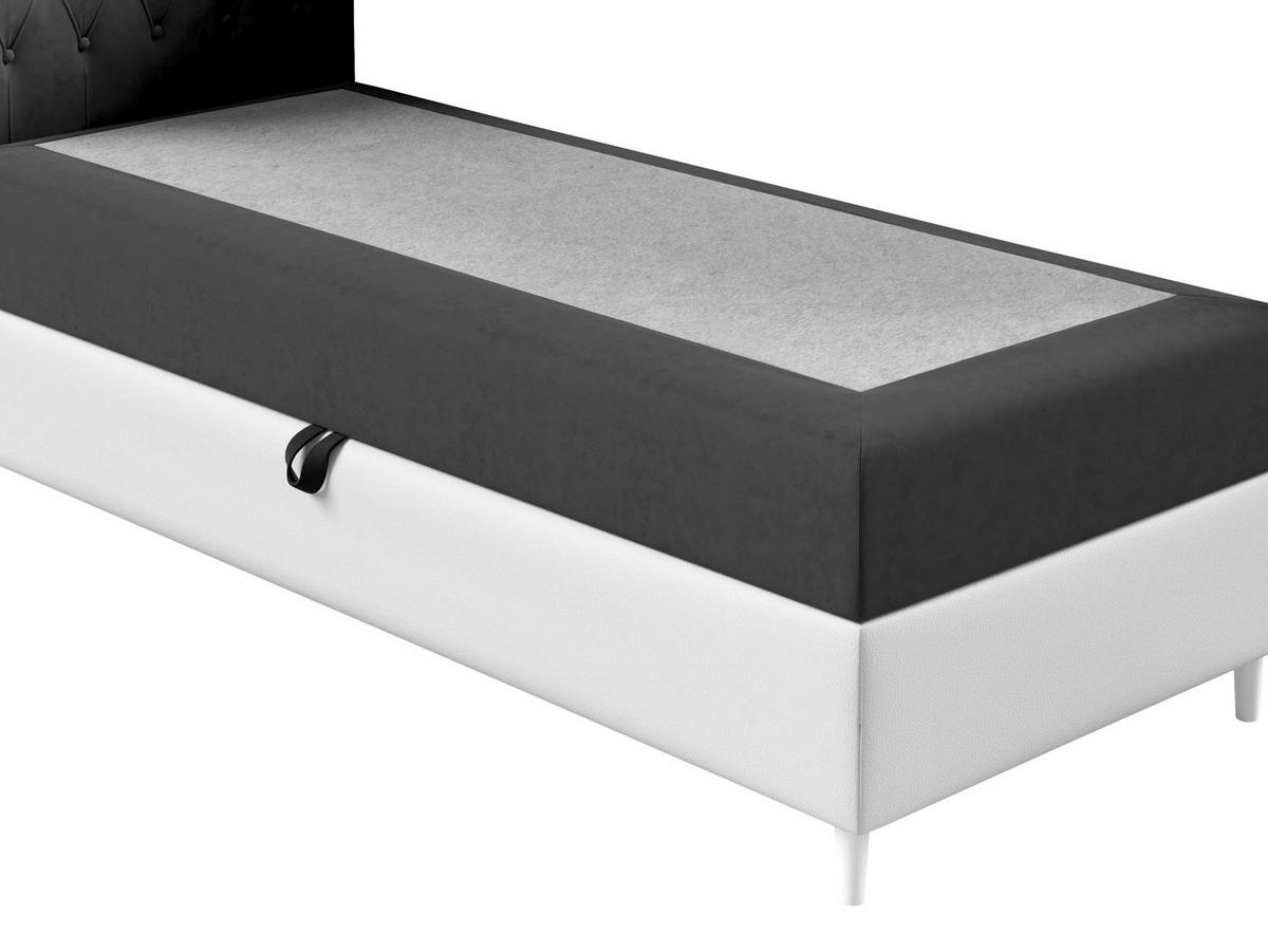 BOXBETT Filip Junior 2 - H3 - Türkis/Weiß, Holz (80/200cm) - MIRJAN24
