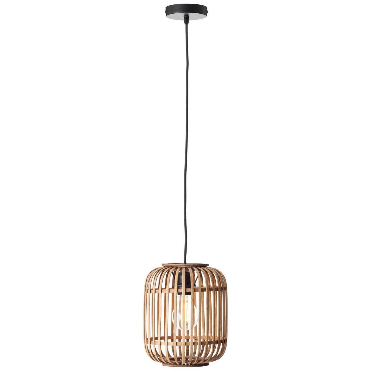 PENDELLEUCHTE Woodrow 93777/20 - Hellbraun, Metall (21.5/21.5/130cm) - Brilliant