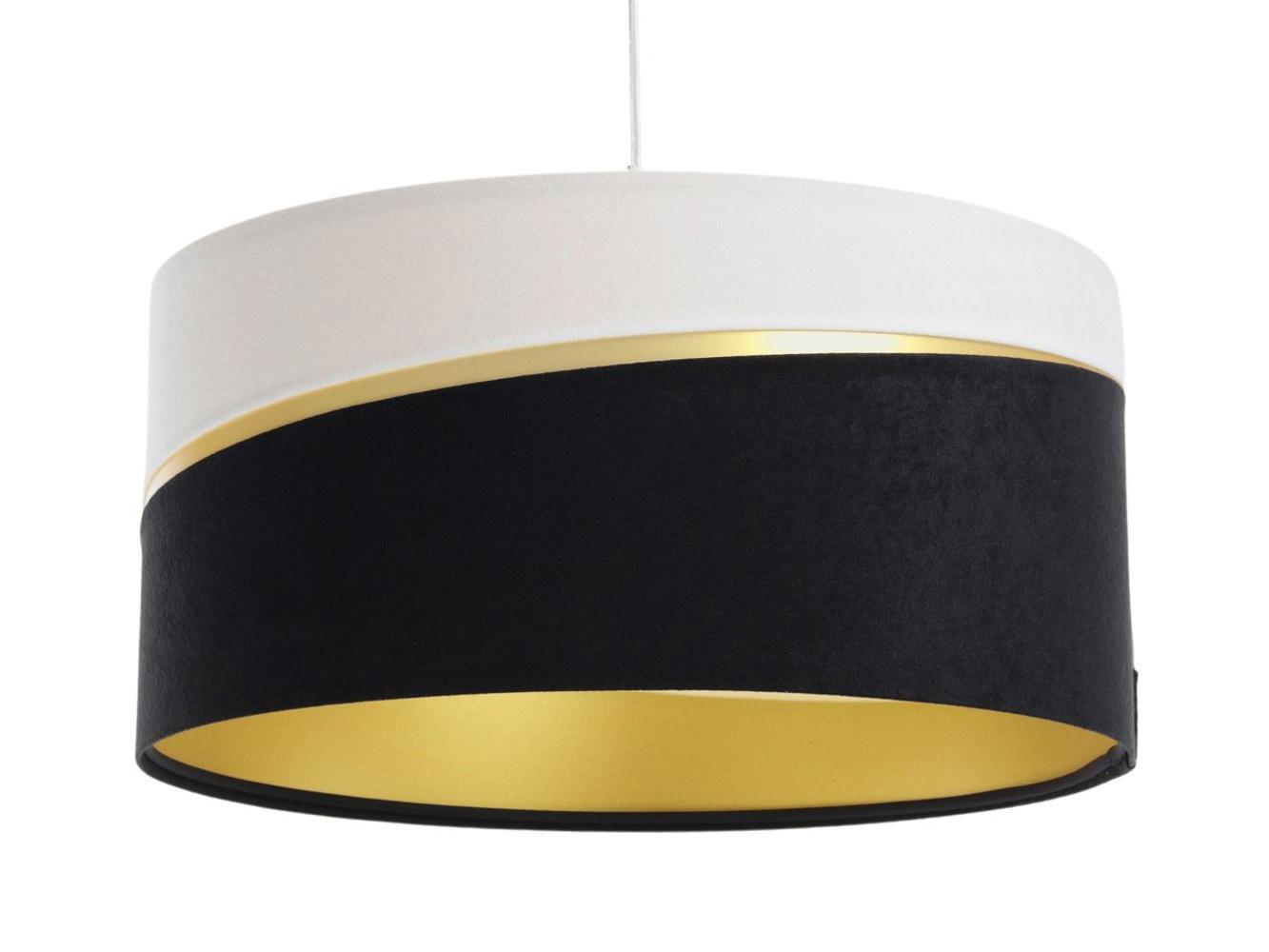 HÄNGELEUCHTE Schwarz 30/20 cm - Schwarz/Weiß, Kunststoff (30/0.4/20cm) - ONZENO