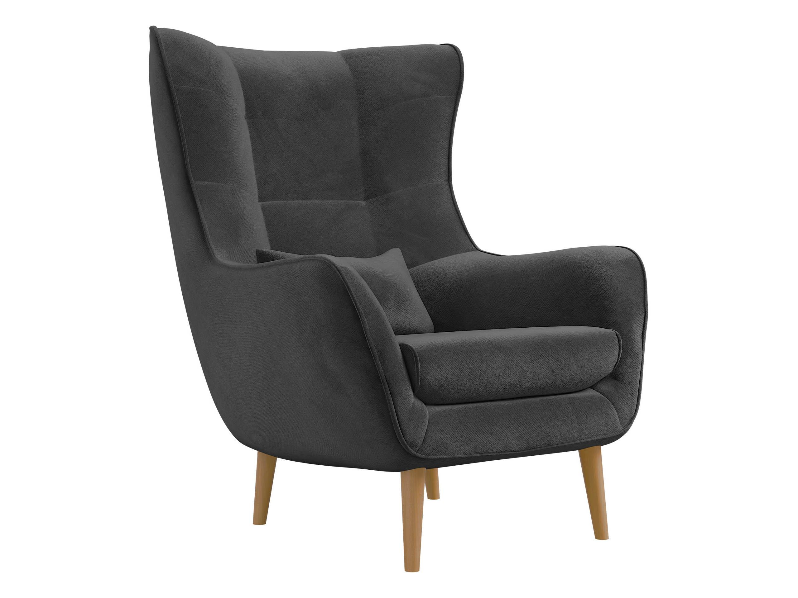 SESSEL Estjano - Beige/Grau, Holz/Textil (80/106/95cm) - MIRJAN24