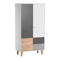 SCHRANK Holz - Braun, Holzwerkstoff (103.5/201.5/55cm) - Petits-meubles